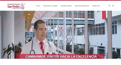 Desktop Screenshot of hospitalsanpedro.org